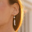 GARDENIA IRREGULAR DROP PEARL EARRINGS NEUI STUDIO