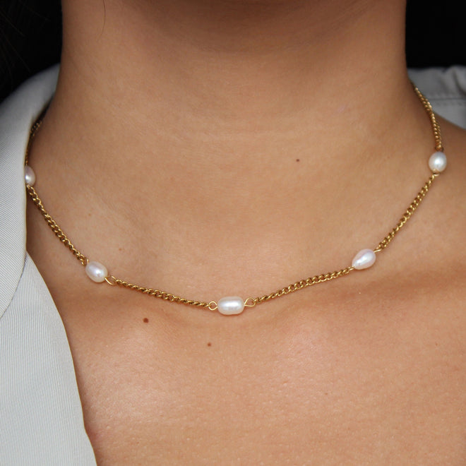 CAITLIN FRESHWATER PEARL NECKLACE NEUI STUDIO